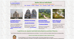 Desktop Screenshot of laxmi-reisen.de